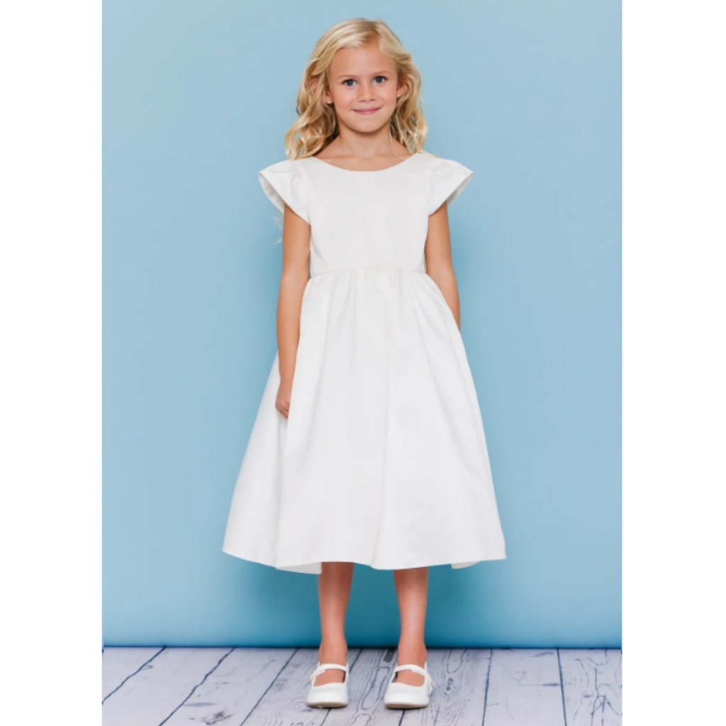 Rosebud Flower Girl Style 5142 Size 4 In Ivory